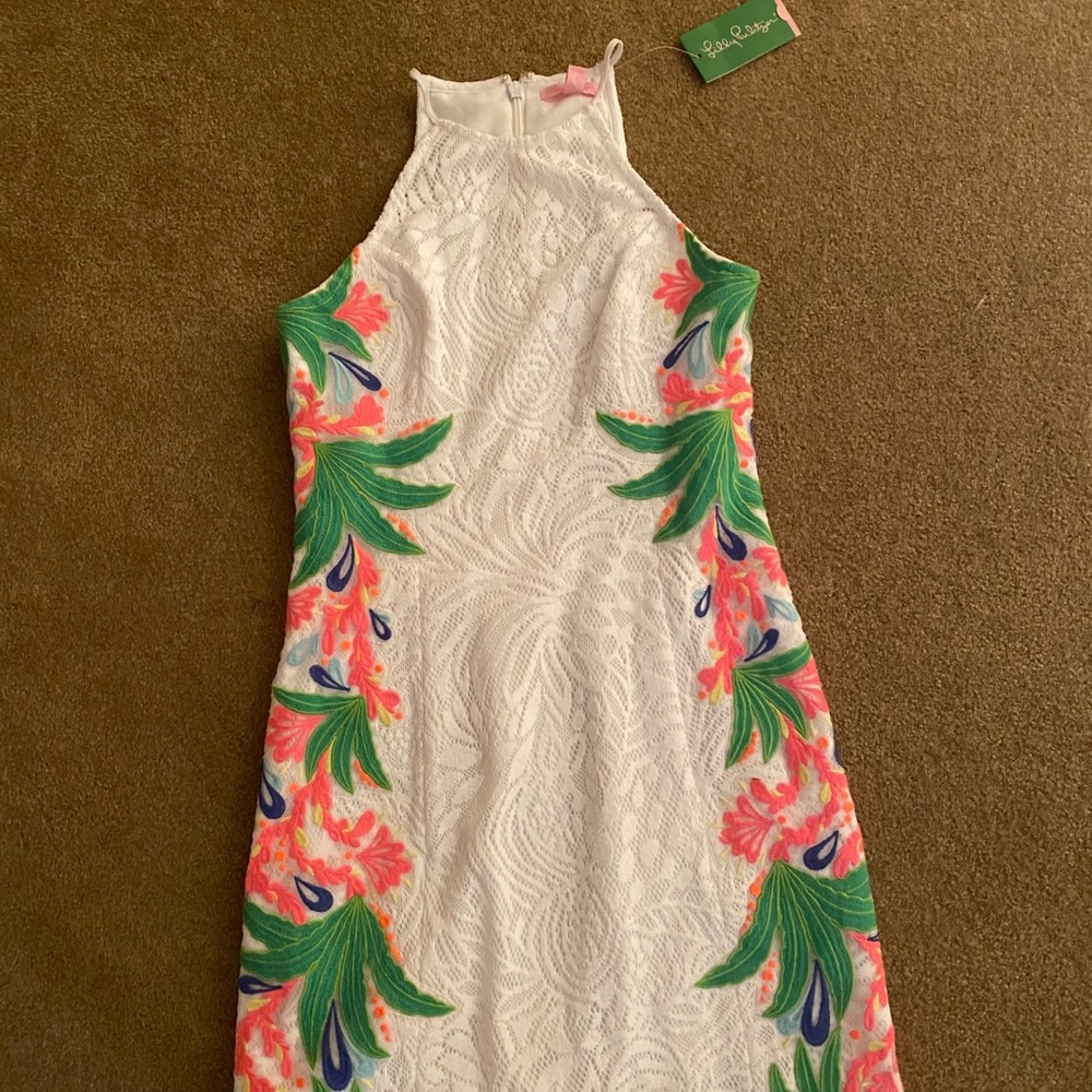 NWT Lily Pulitzer White Floral Mini Dress